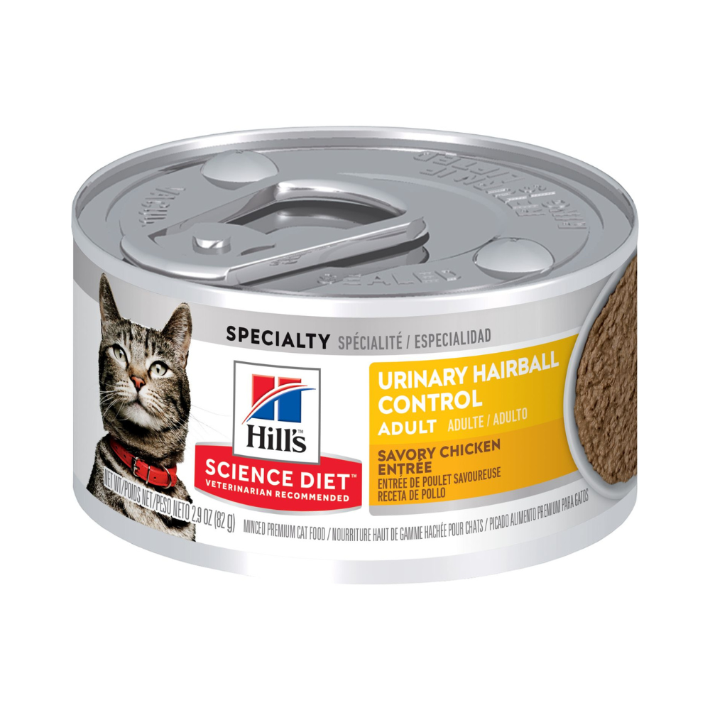 Hills Urinary Hairball Control Gato 2.9 Oz