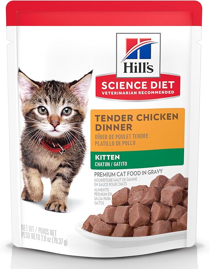 HILLS POUCH KITTEN ORIGINAL DE POLLO 79 G