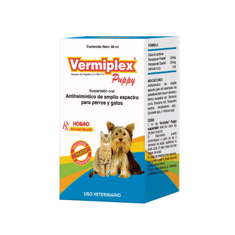 HOLLAND VERMIPLEX PUPPY 120 ML