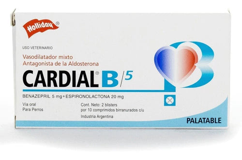 HOLLIDAY CARDIAL B/5 MG 20 TAB