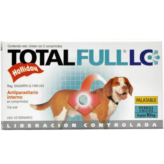 HOLLIDAY TOTAL FULL LC PERRO CHICO 10KG 2 TAB