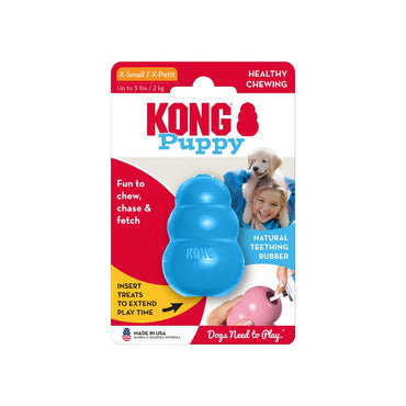 KONG CLASIC JUGUETE CACHORRO CHICO AZUL/ROSA