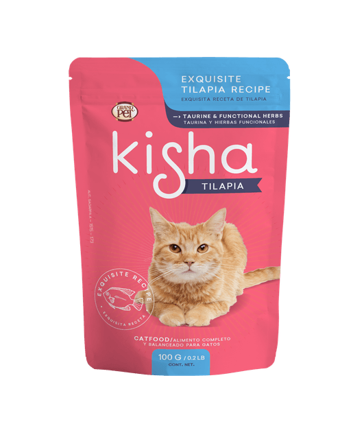 KISHA POUCH SABOR TILAPIA PARA GATO 85 G