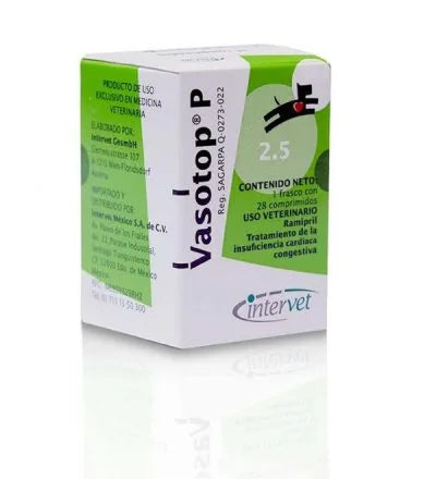 MSD VASOTOP 1.25MG / 28 COMPRIMIDOS