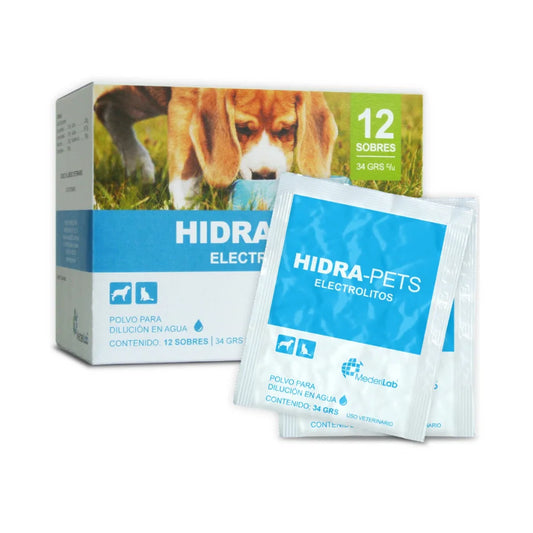 MEDERILAB HIDRA PETS ELECTROLITOS 1 SOBRE 34 G