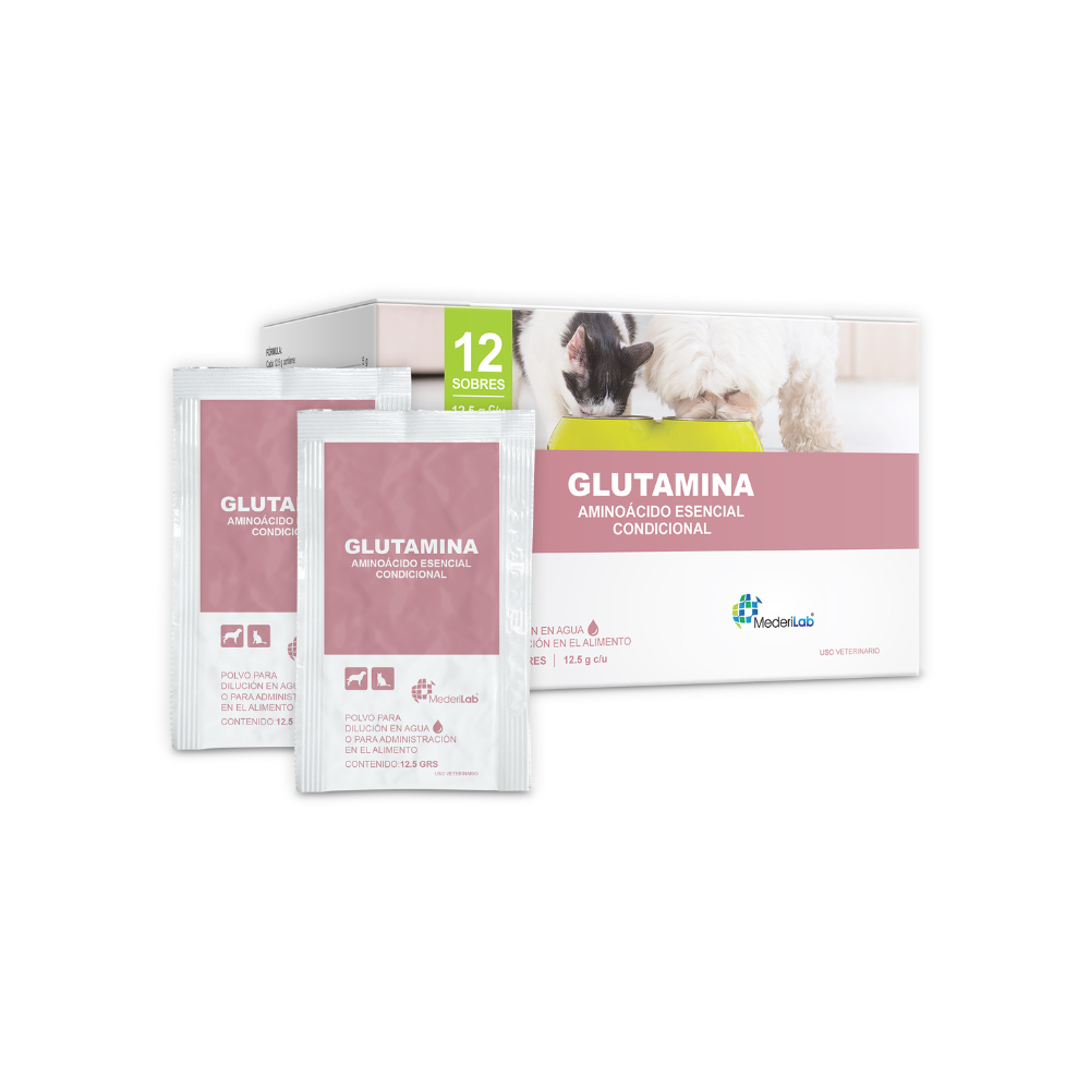 Mederilab Glutamina Caja 12 Sobres 12.5 G C/U