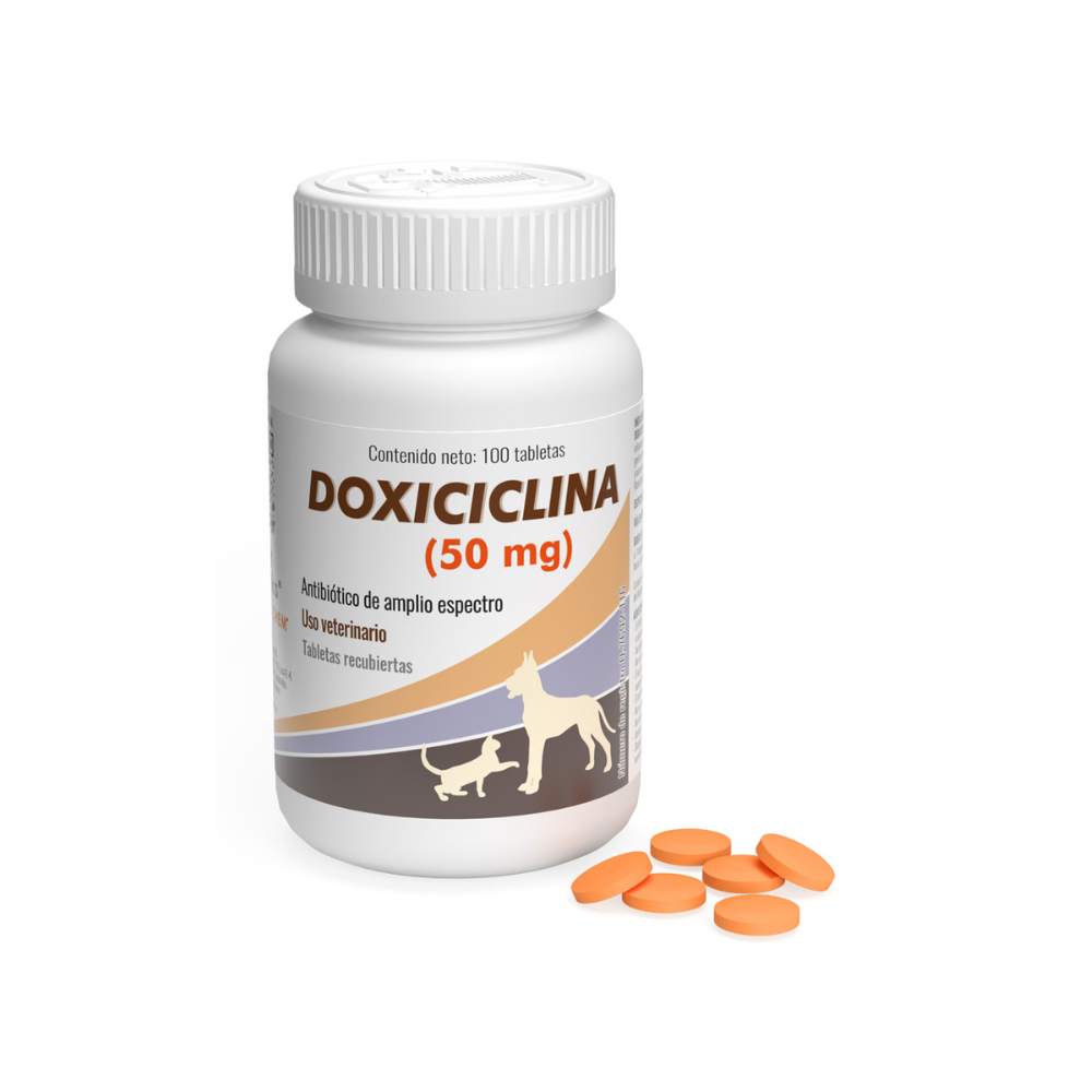 Alphachem Doxiciclina 50 Mg Frasco 100 Tab