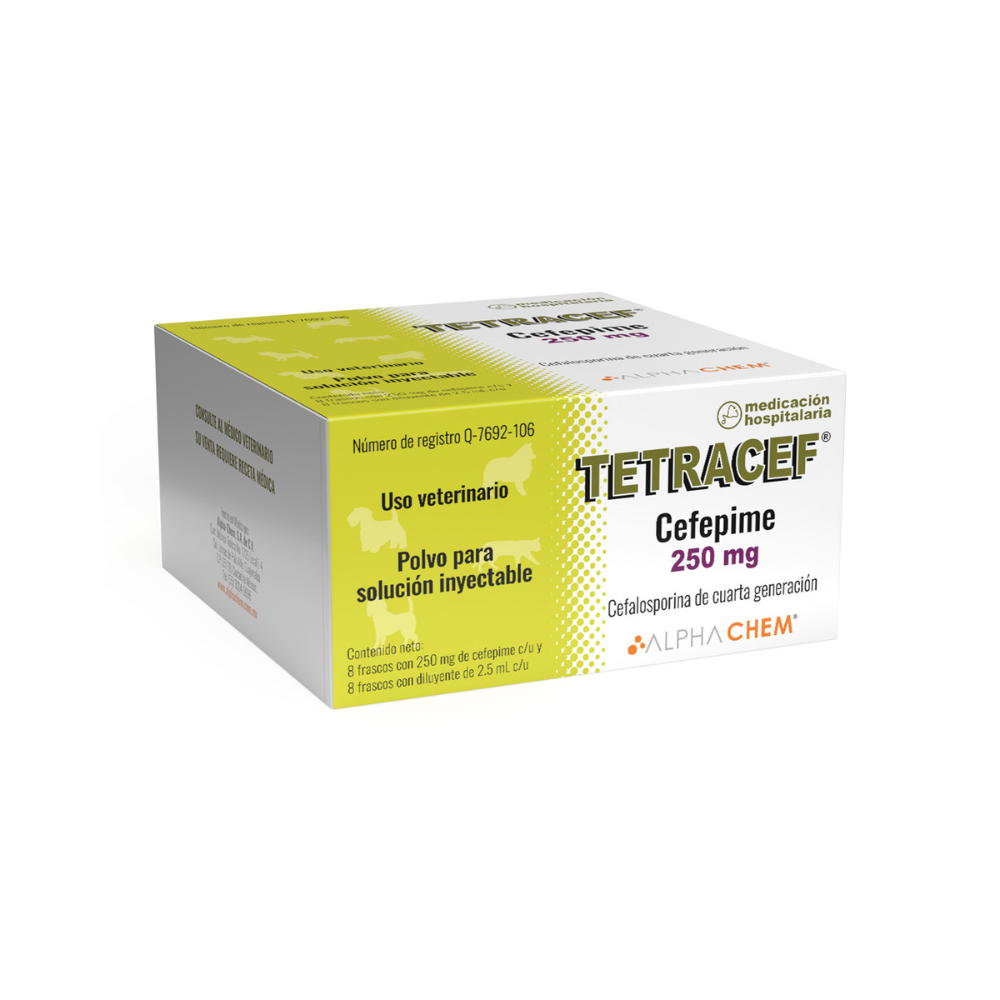 Alphachem Tetracef 250 Mg Solucion Inyectable