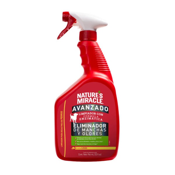 Natures Miracle Removedor De Manchas Y Olores Perro 946Ml Limon
