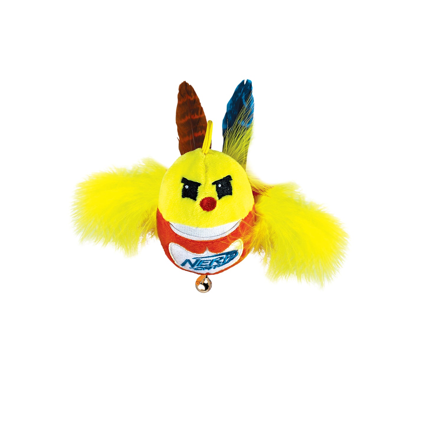 Nerf Pajaro Con Catnip Y Cascabel