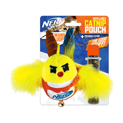 Nerf Pajaro Con Catnip Y Cascabel