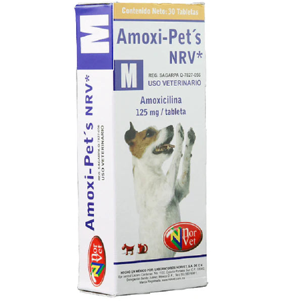 NORVET AMOXI PETS M NRV 30 TAB