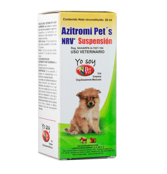 NORVET AZITROMI PETS NRV SUSPENSION 20 ML