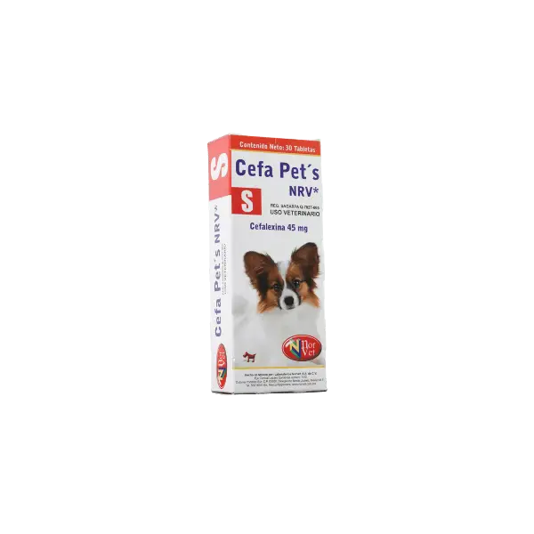 NORVET CEFA PETS S (CEFALEXINA 45MG)