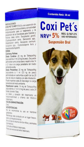 NORVET COXI PETS 5% ORAL 30ML