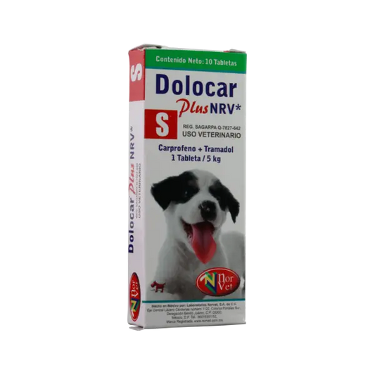 NORVET DOLOCAR PLUS S 22 MG / 10 MG 10 TABLETAS