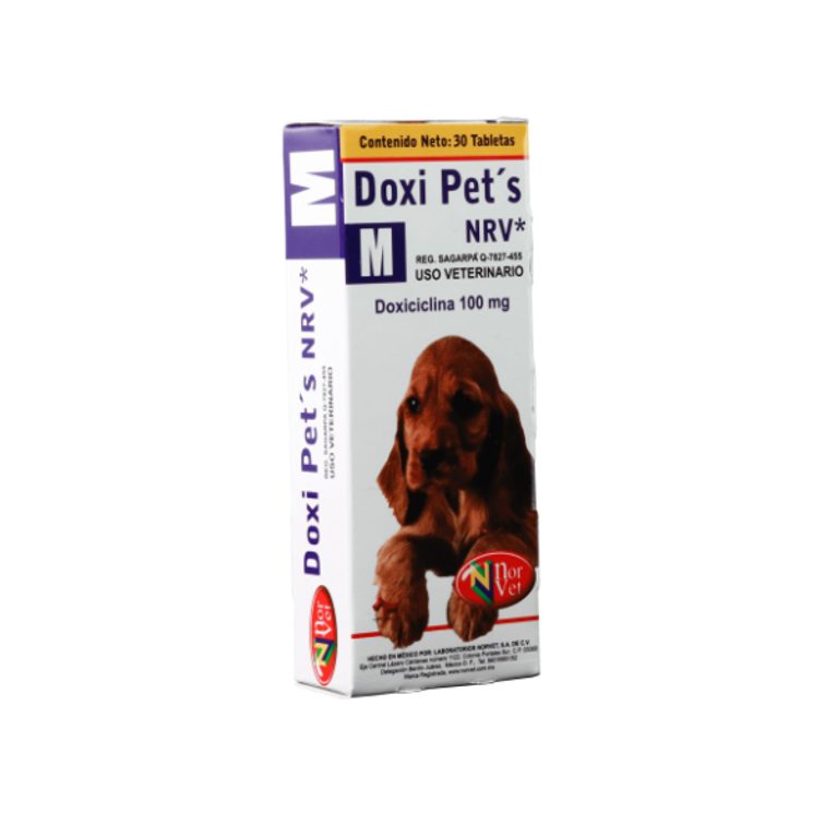 NORVET DOXI PETS M 100MG 30TAB