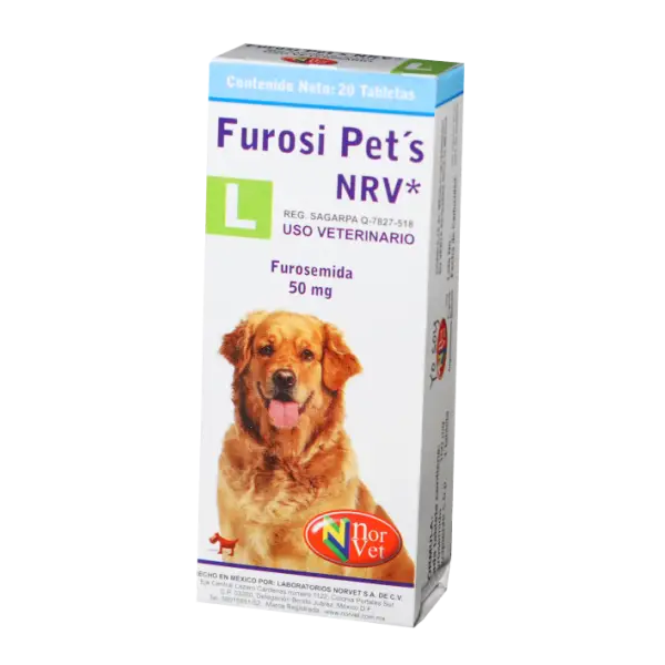 NORVET FUROSI PETS L 50MG