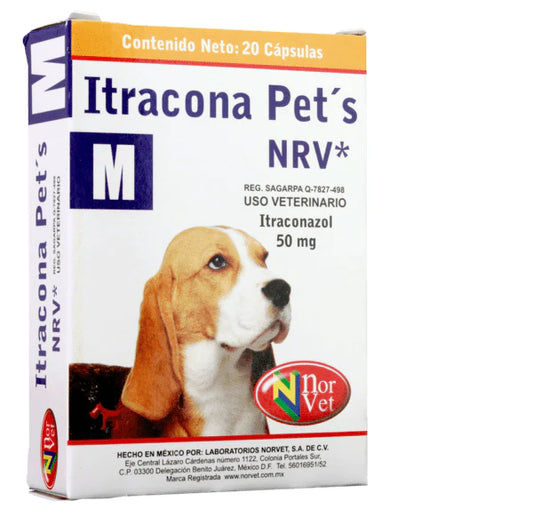 NORVET ITRACONA PETS M 50MG