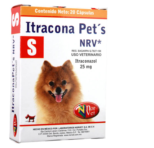 NORVET ITRACONA PETS S 25MG