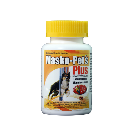 NORVET MASKO-PETS PLUS 30 TABLETAS