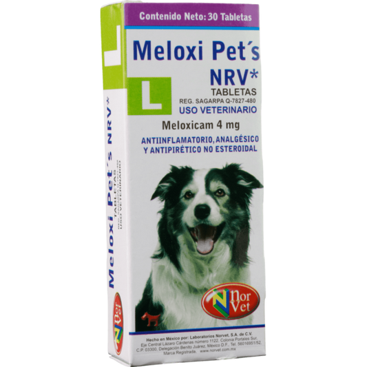 NORVET MELOXI PETS M 2.5 MG 30 TAB