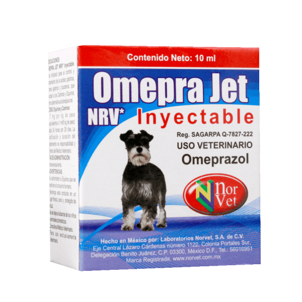 Norvet Omepra Jet Inyectable 10Ml