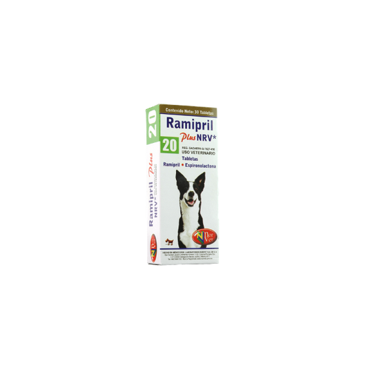 NORVET RAMIPRIL PLUS 20 (2 MG RAMIPRIL/40 MG ESPIRONOLACTONA)