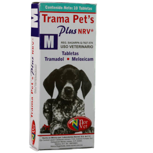 NORVET TRAMA PETS PLUS M 10 TAB