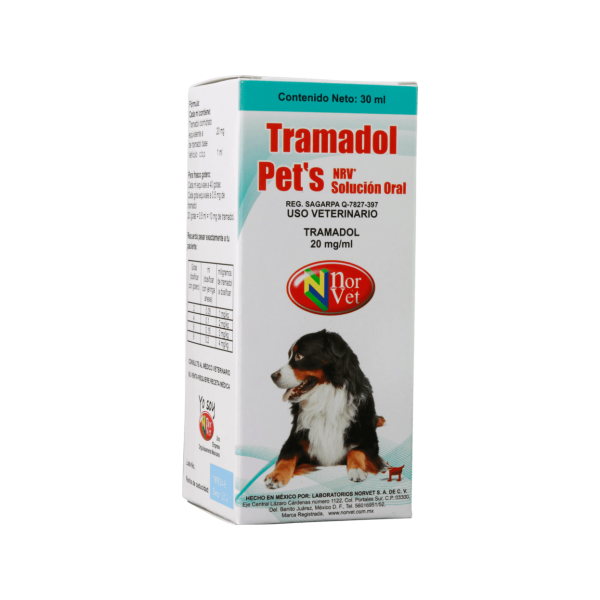 Norvet Tramadol Suspension 30Ml 20Mg
