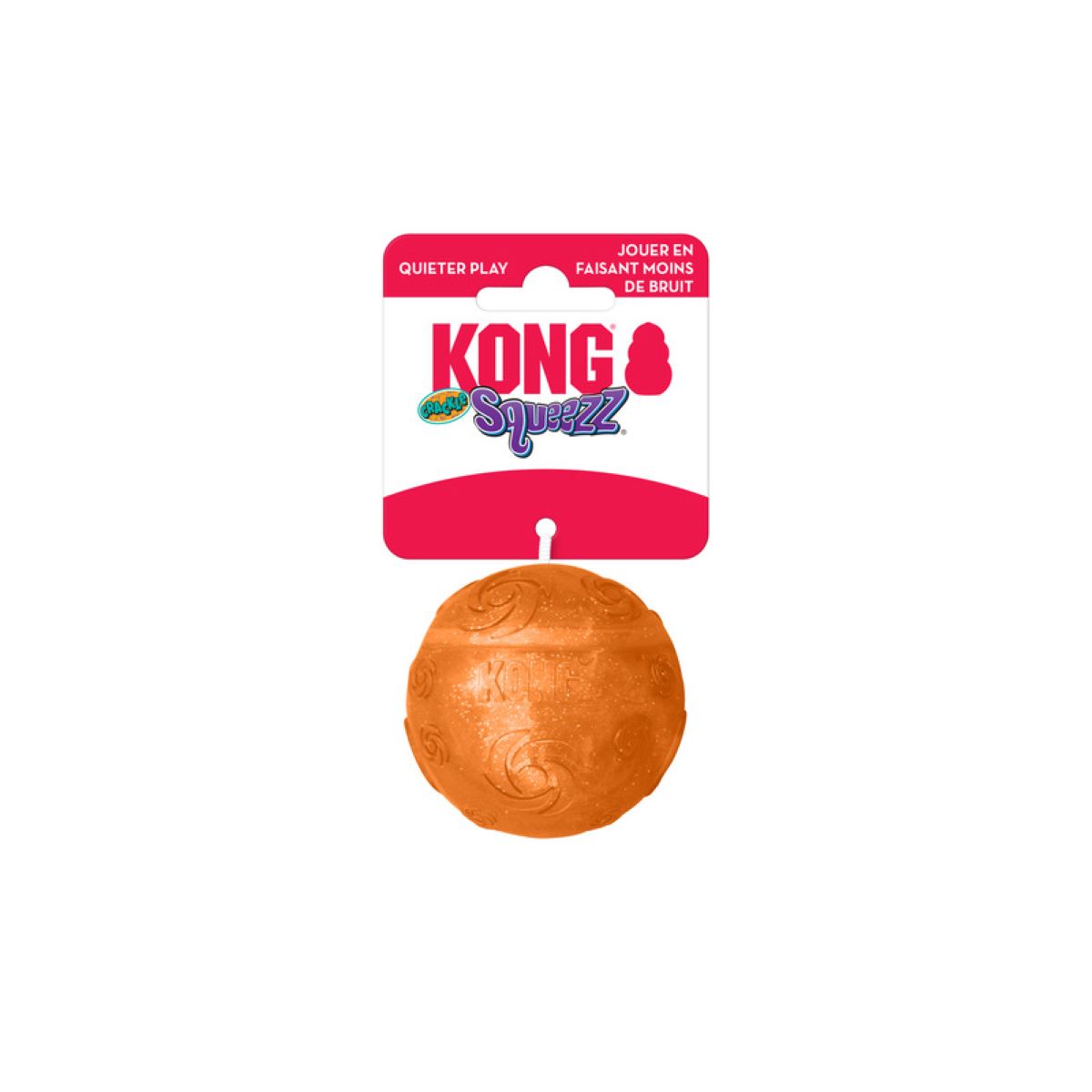 Kong Pelota Squeezz Crackele Tamaño Grande