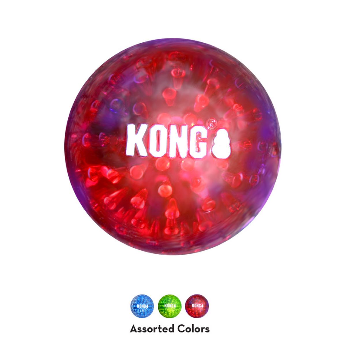 Kong Pelota Squeezz Geodz Grande 2Pzas