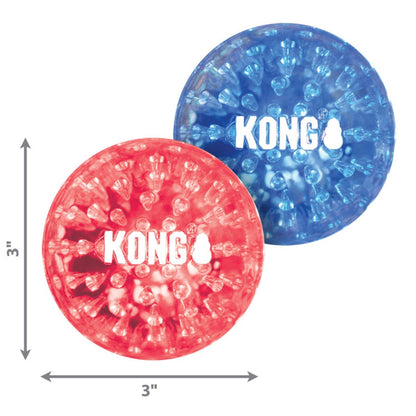 Kong Pelota Squeezz Geodz Grande 2Pzas