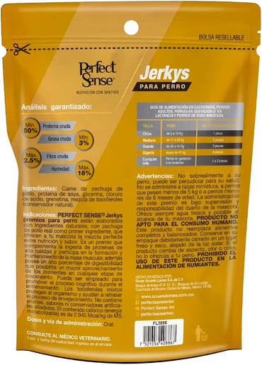 Perfect Sense Jerkys Para Perro 100 G