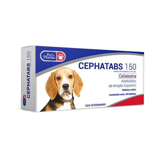 PETS PHARMA CEPHATABS 150 MG