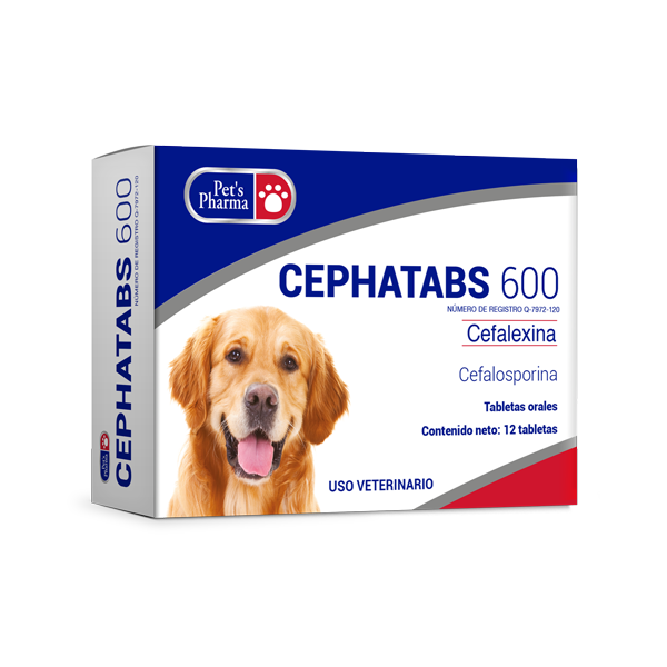 PETS PHARMA CEPHATABS 600 MG