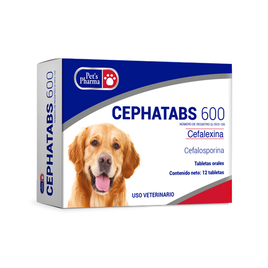 PETS PHARMA CEPHATABS 600 MG