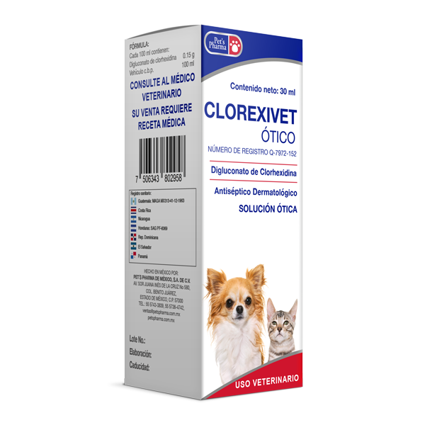 PETS PHARMA CLOREXIVET ÓTICO 30 ML