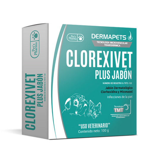 PETS PHARMA CLOREXIVET PLUS JABON 100 G