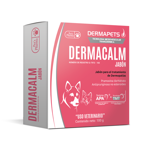 PETS PHARMA DERMACALM JABON 100 G