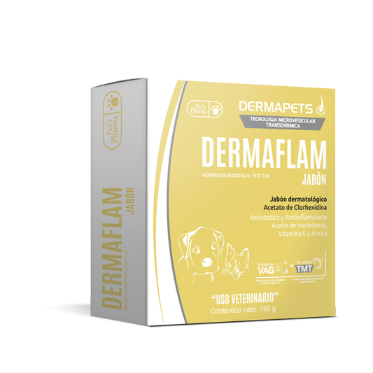 PETS PHARMA DERMAFLAM JABON 100 G