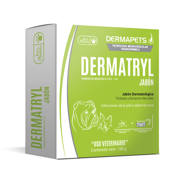 PETS PHARMA DERMATRYL JABON 100 G