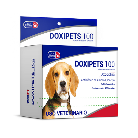 PETS PHARMA DOXIPETS 100 CAJA 100 TAB