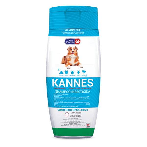 Pets Pharma Kannes Shampoo Insecticida 400 Ml