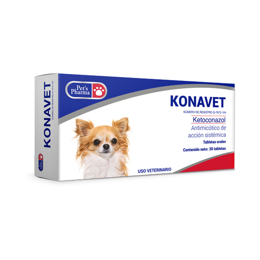 PETS PHARMA KONAVET 30 TABS 100 MG