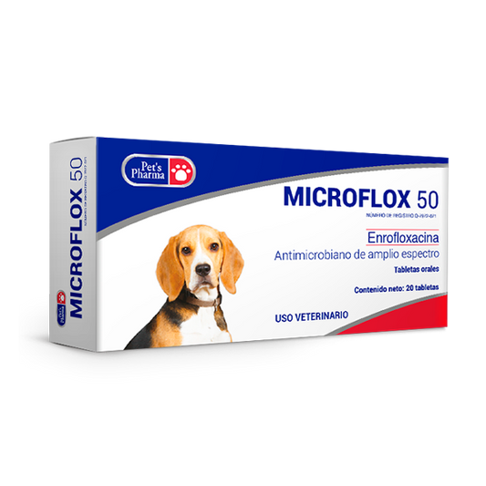 PETS PHARMA MICROFLOX 50 20TABS 50 MG