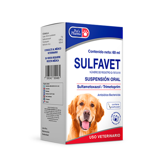 PETS PHARMA SULFAVET SUSPENSION 60 ML