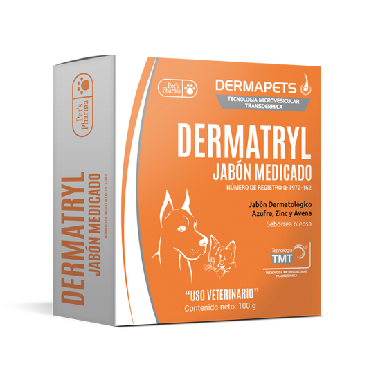 PETS PHARMA DERMATRYL JABON MEDICADO 100 G