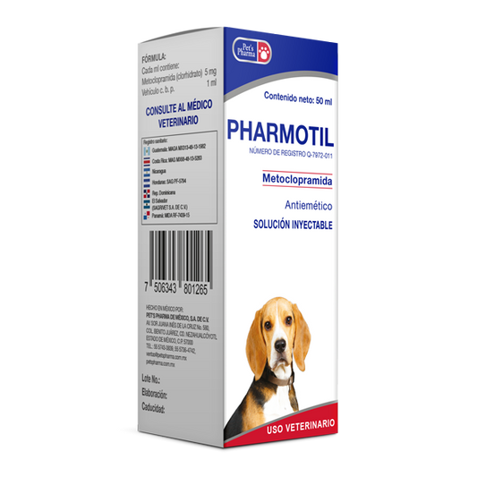 PETS PHARMA PHARMOTIL INYECTABLE 50 ML