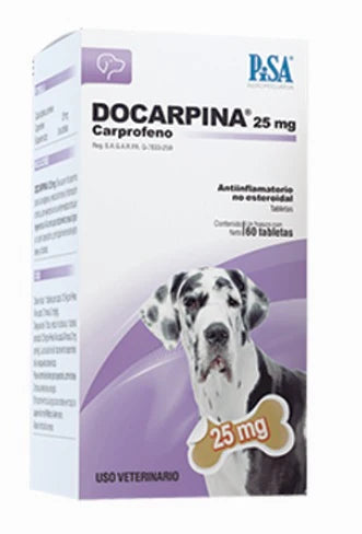 PISA DOCARPINA 25MG CARPROFENO